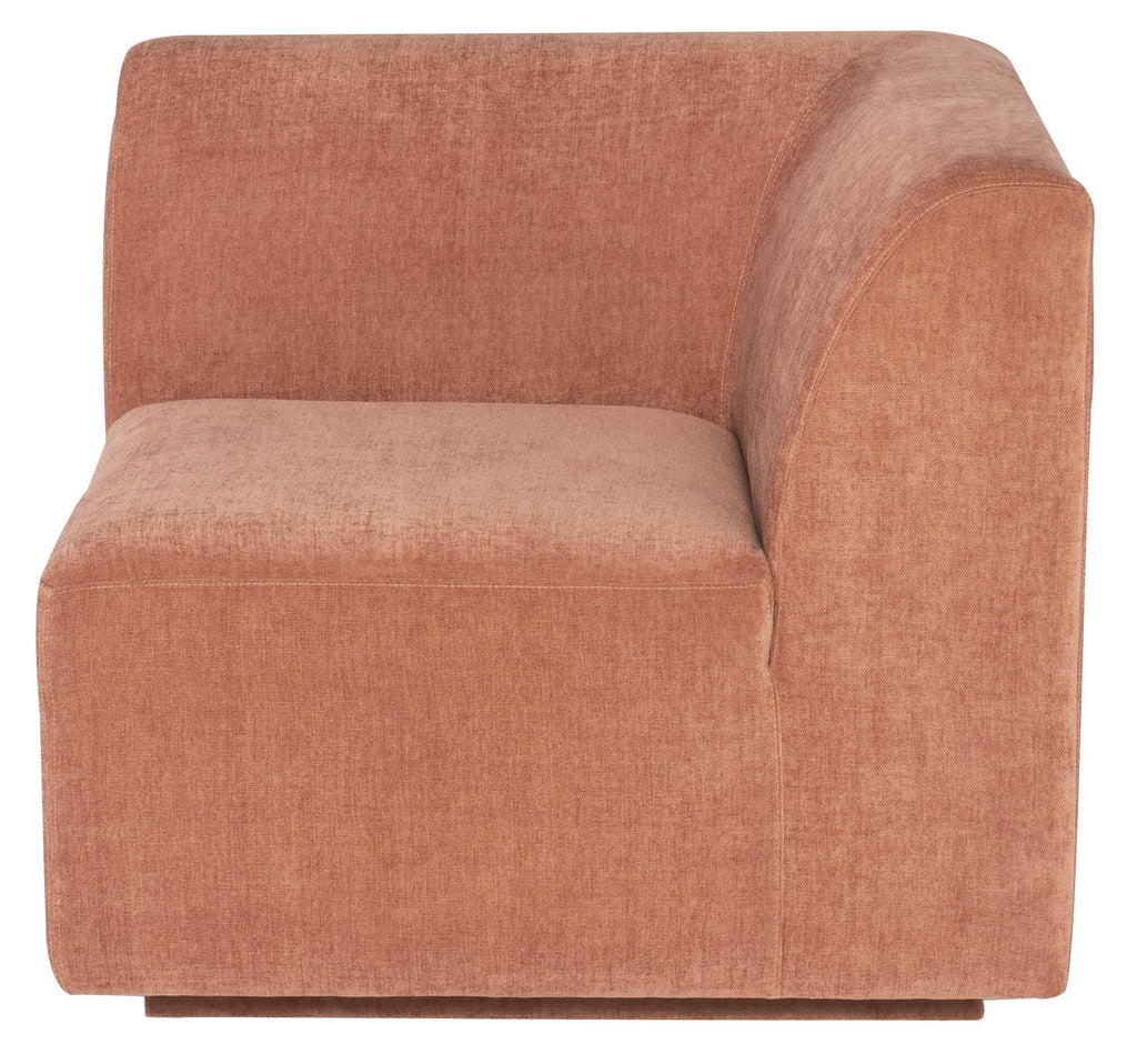 Lilou Modular Sofa - Nectarine, Right Corner