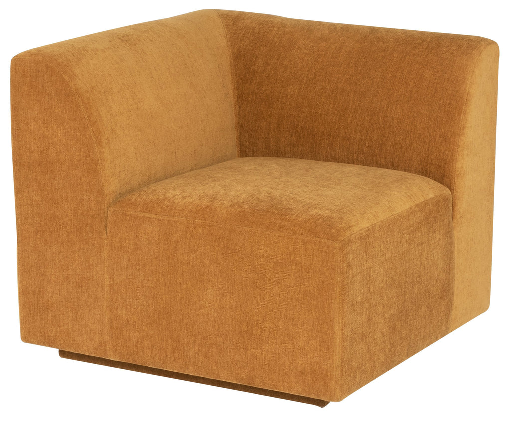 Lilou Modular Sofa - Amber, Left Corner