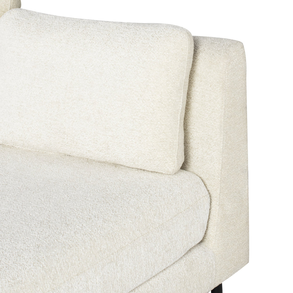 Gigi Modular Sofa - Coconut, 47.8in