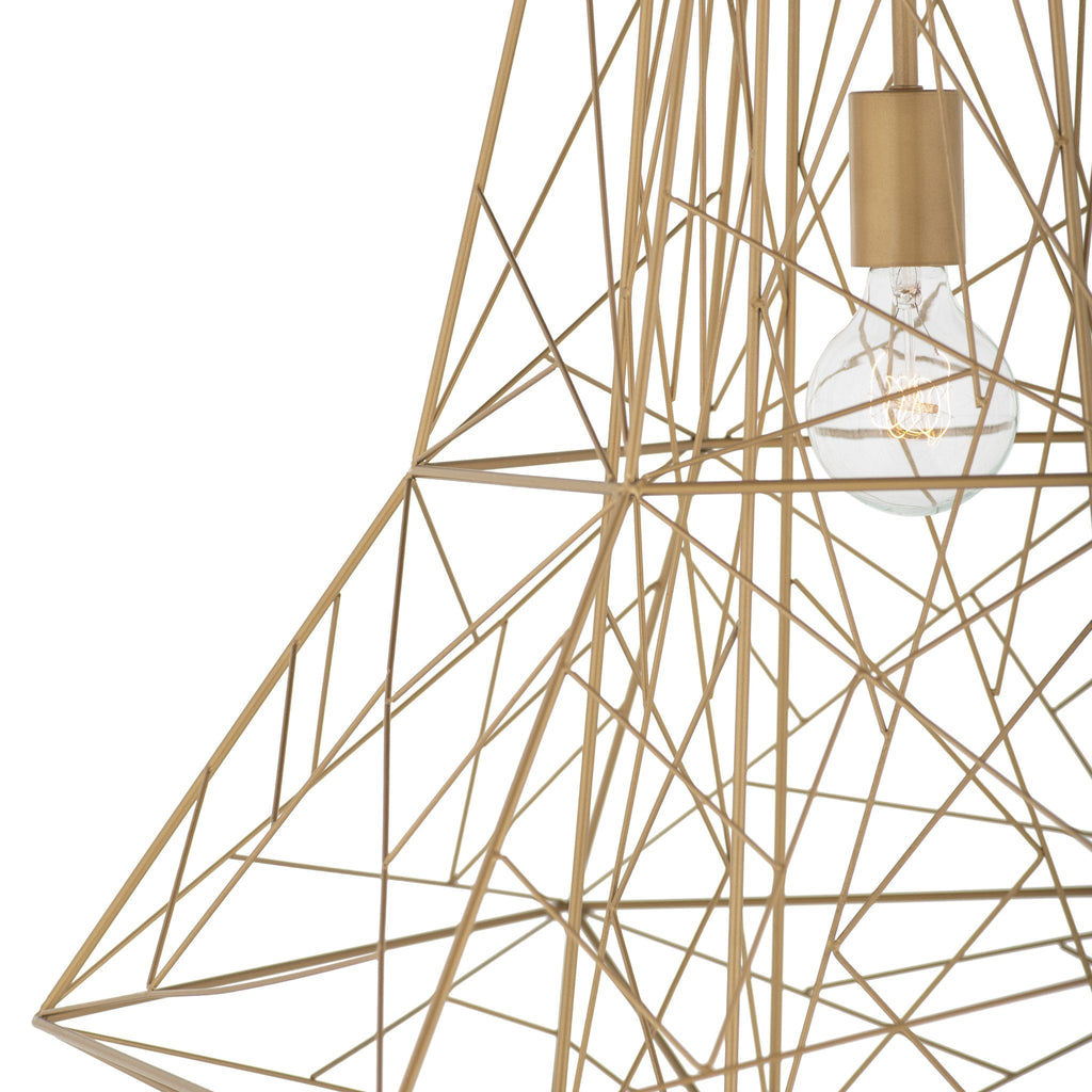 Apollo Pendant Lighting - Gold, 27.8in