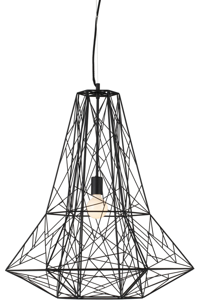 Apollo Pendant Lighting - Black, 27.8in