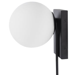 Alina Sconce Lighting - White, 14.8in