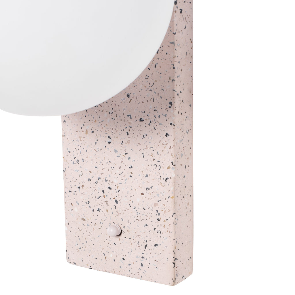 Nani Sconce Lighting - Bubble Gum Terrazzo