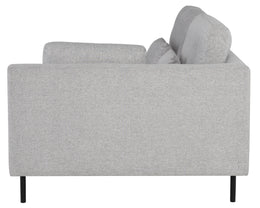 Gigi Modular Sofa - Linen with Matte Black Legs, Right