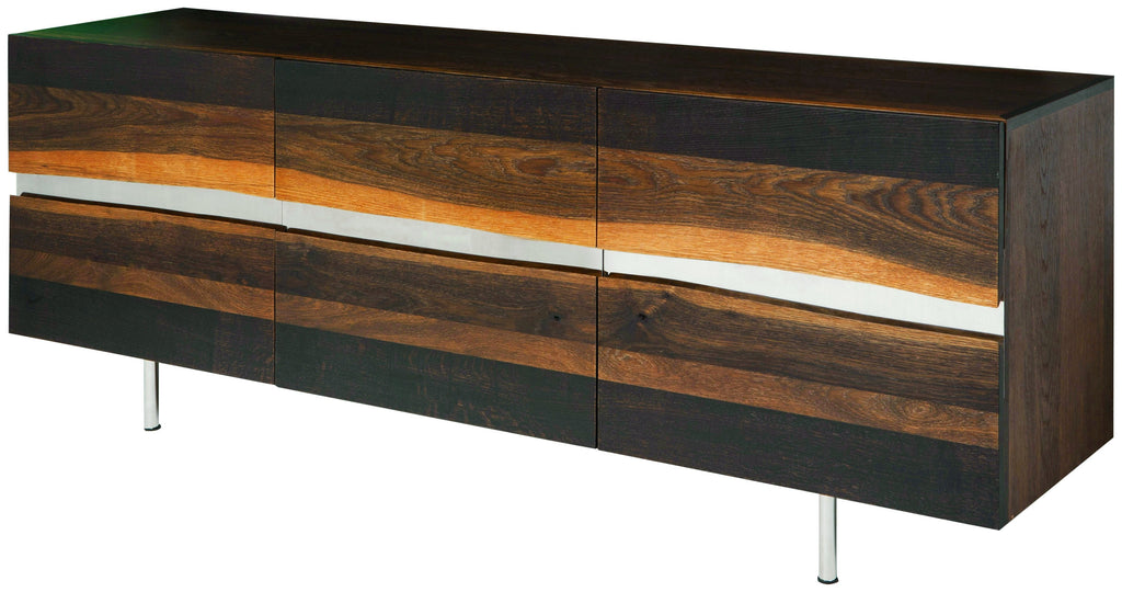 Sorrento Sideboard Cabinet - Seared, 78.8in