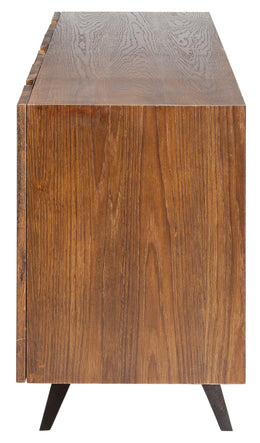 Vega Vertical Sideboard Cabinet - Seared with Seared Veneer Cabinet