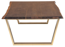 Versailles Coffee Table - Seared with Brushed Gold Legs