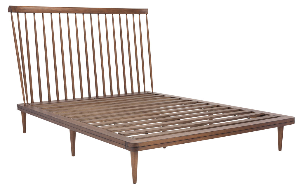 Jessika Queen Bed - Walnut