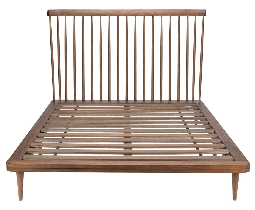 Jessika Queen Bed - Walnut