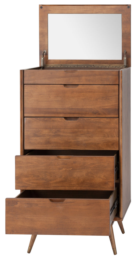 Case Dresser Cabinet - Walnut