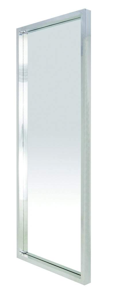 Glam Floor Mirror - Silver, 34in