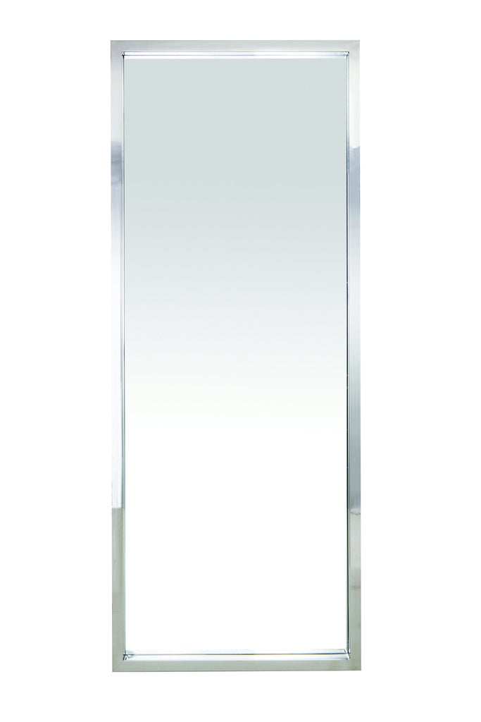 Glam Floor Mirror - Silver, 34in