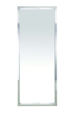 Glam Floor Mirror - Silver, 34in