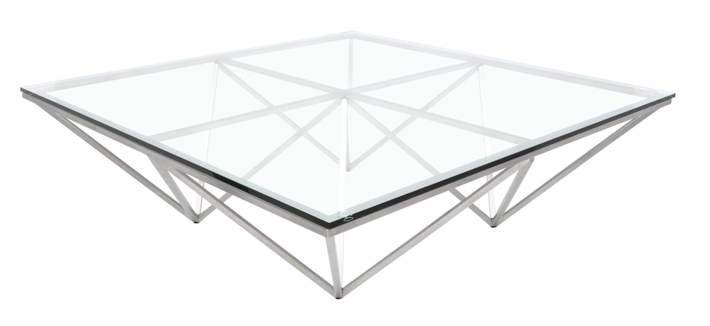 Origami Coffee Table - Silver