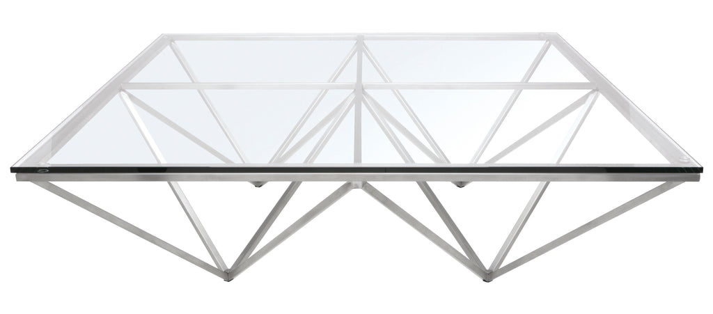 Origami Coffee Table - Silver