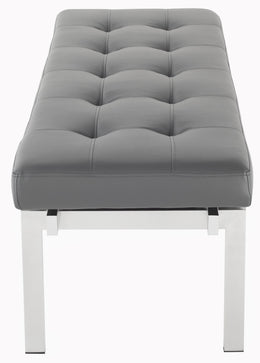 Louve Occasional Bench - Grey, 59.3in