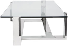 Flynn Coffee Table - Silver, 62in