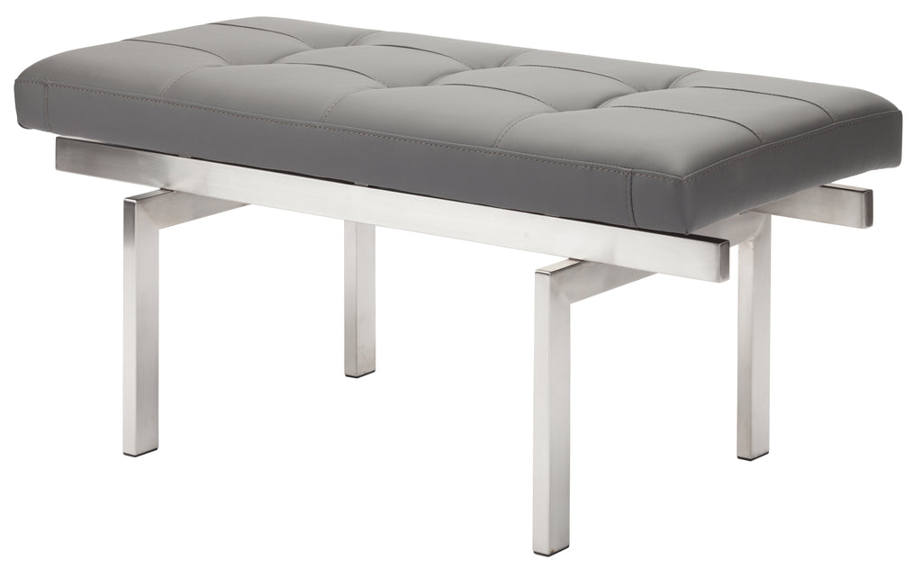 Louve Occasional Bench - Grey, 36in