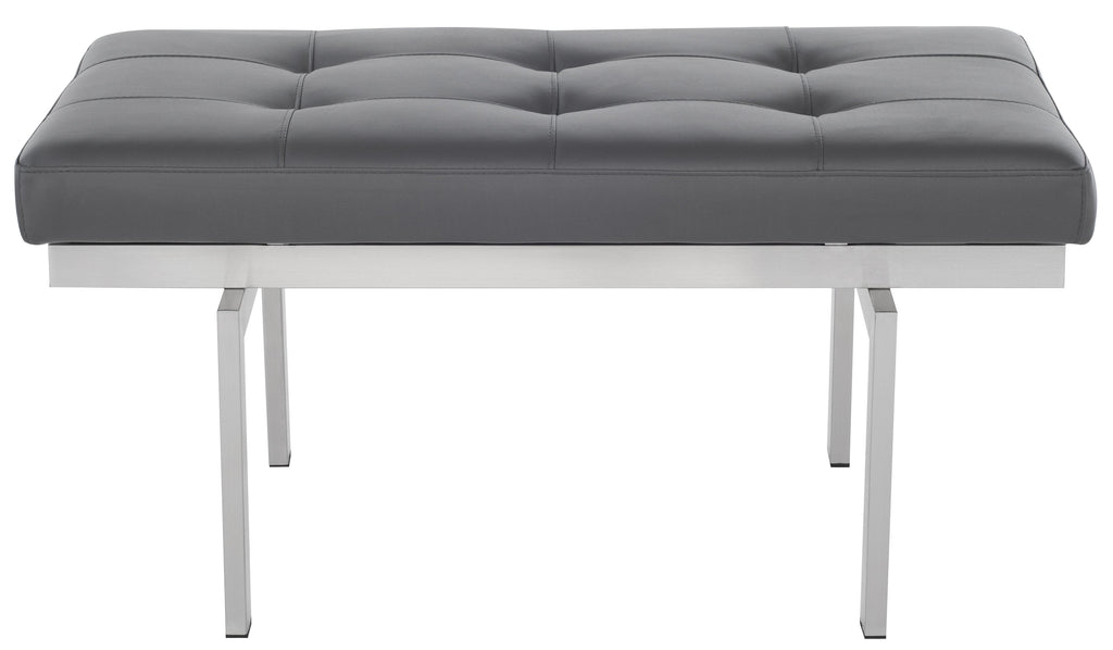 Louve Occasional Bench - Grey, 36in