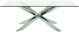 Couture Dining Table - Silver, 78.8in