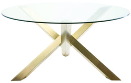 Costa Dining Table - Gold, 59.3in