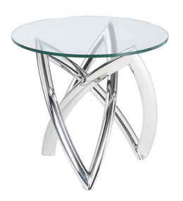 Martina Side Table - Silver