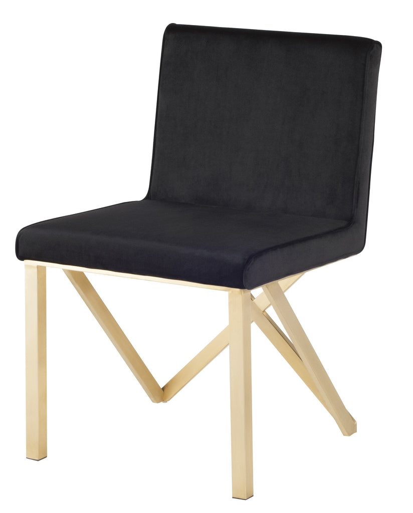 Talbot Dining Chair - Black Fabric