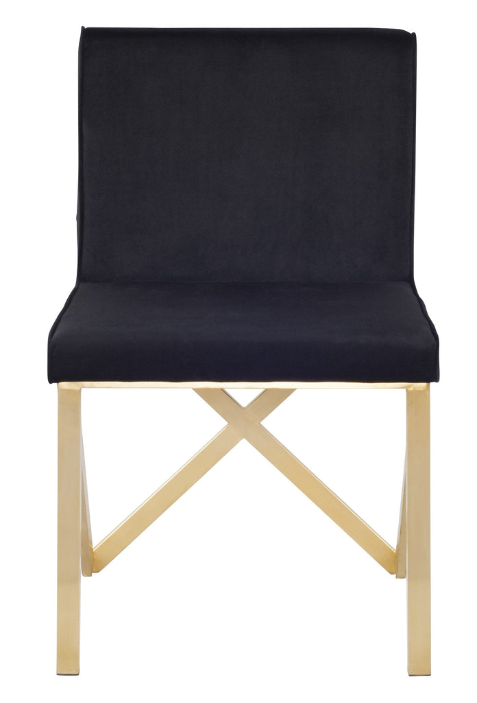 Talbot Dining Chair - Black Fabric