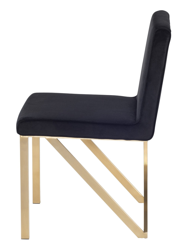 Talbot Dining Chair - Black Fabric