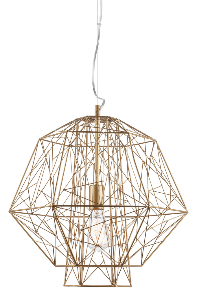 Zeus Pendant Lighting - Gold, 20in