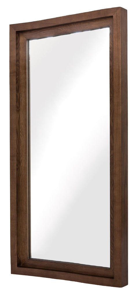 Glam Wall Mirror - Walnut