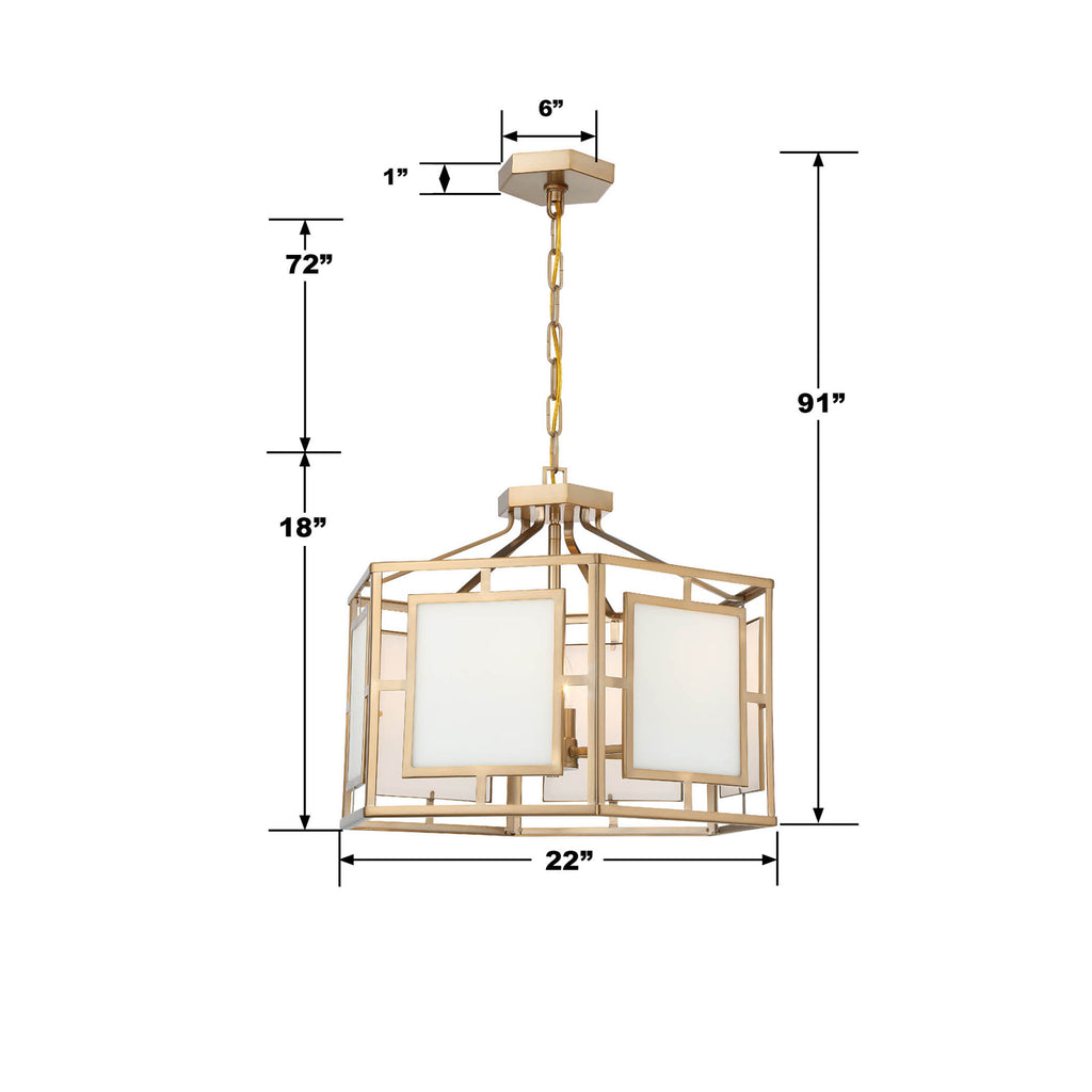 Libby Langdon Hillcrest 6 Light Lantern Chandelier