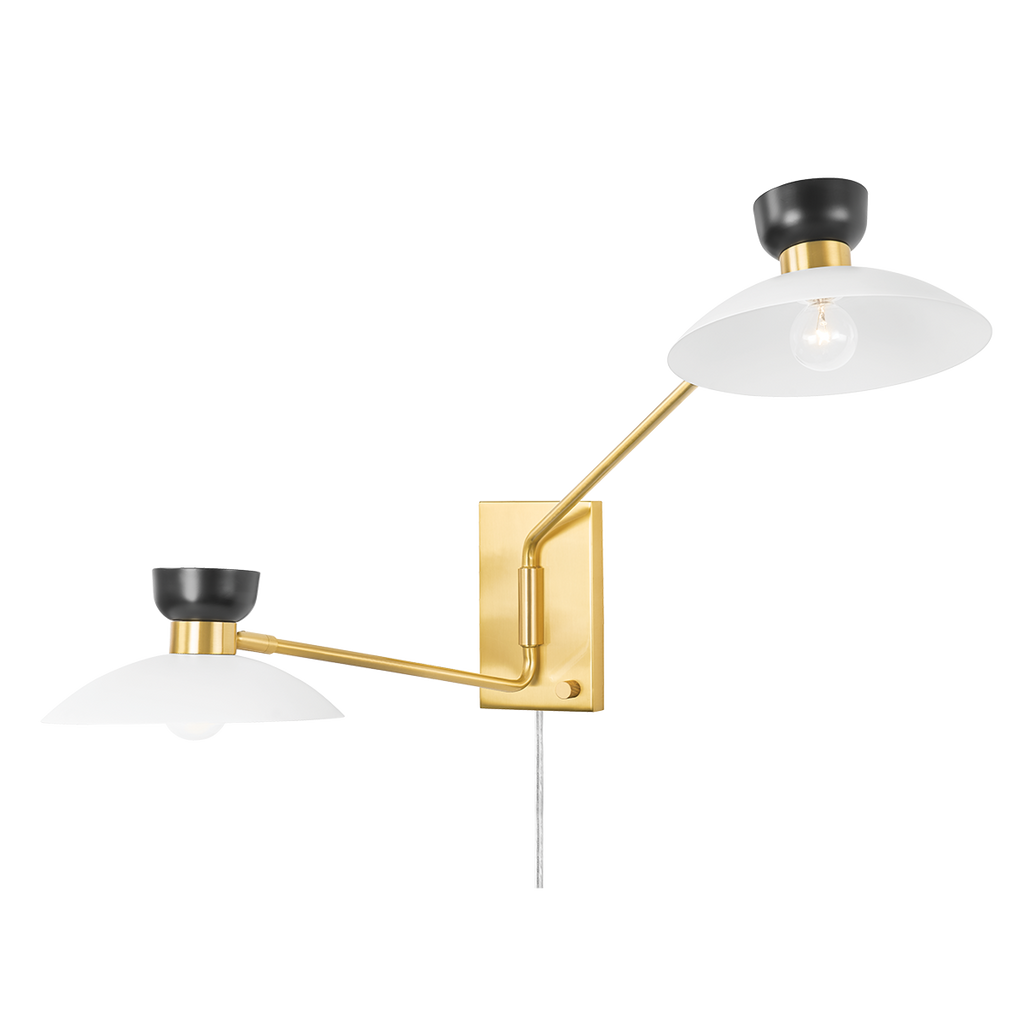 Whitley Plug-In Sconce