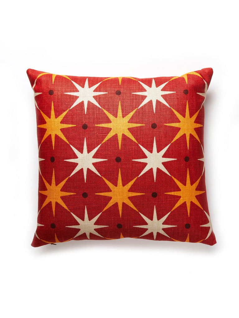 Star Power Pillow - 22 X 22 - Red