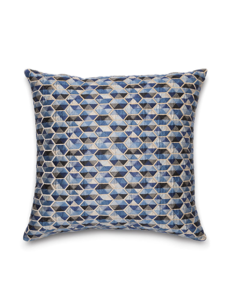 Carousel Pillow - 22 X 22 - Blue