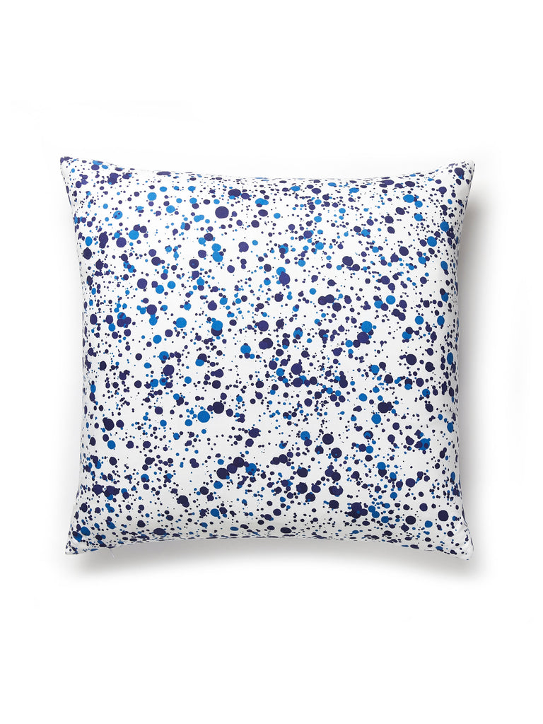 Spatter Pillow - 22 X 22 - Navy On White