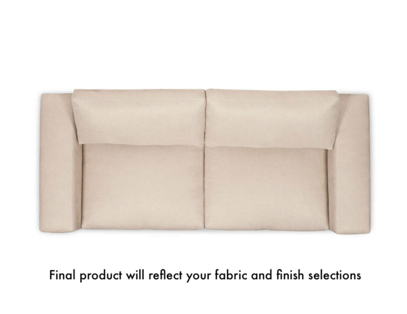 HOV Loveseat, 72" Width, 2 Cushion