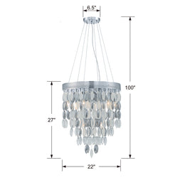 Hudson 9 Light Chandelier