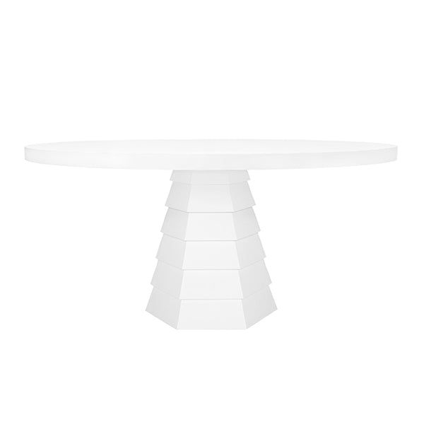 Hugo Dining Table, White