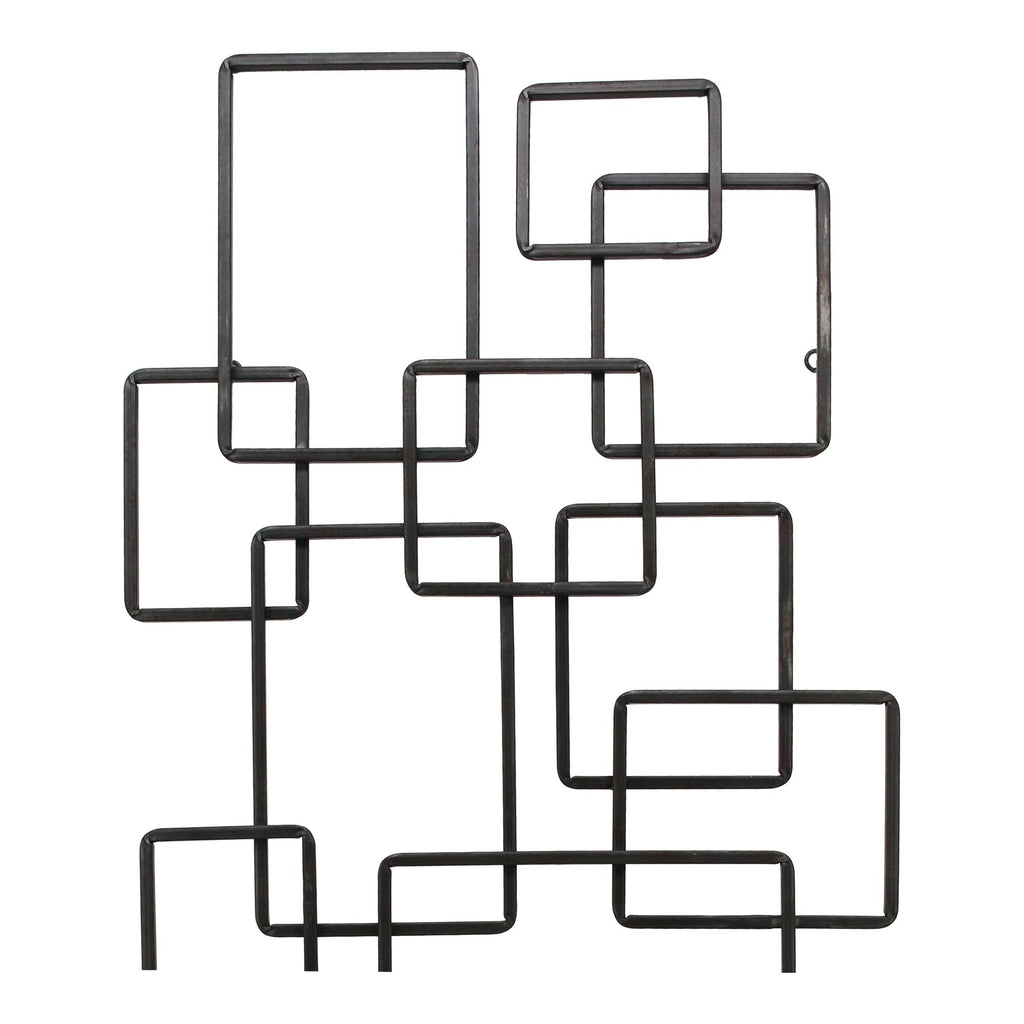 Steel Squares Wall Decor