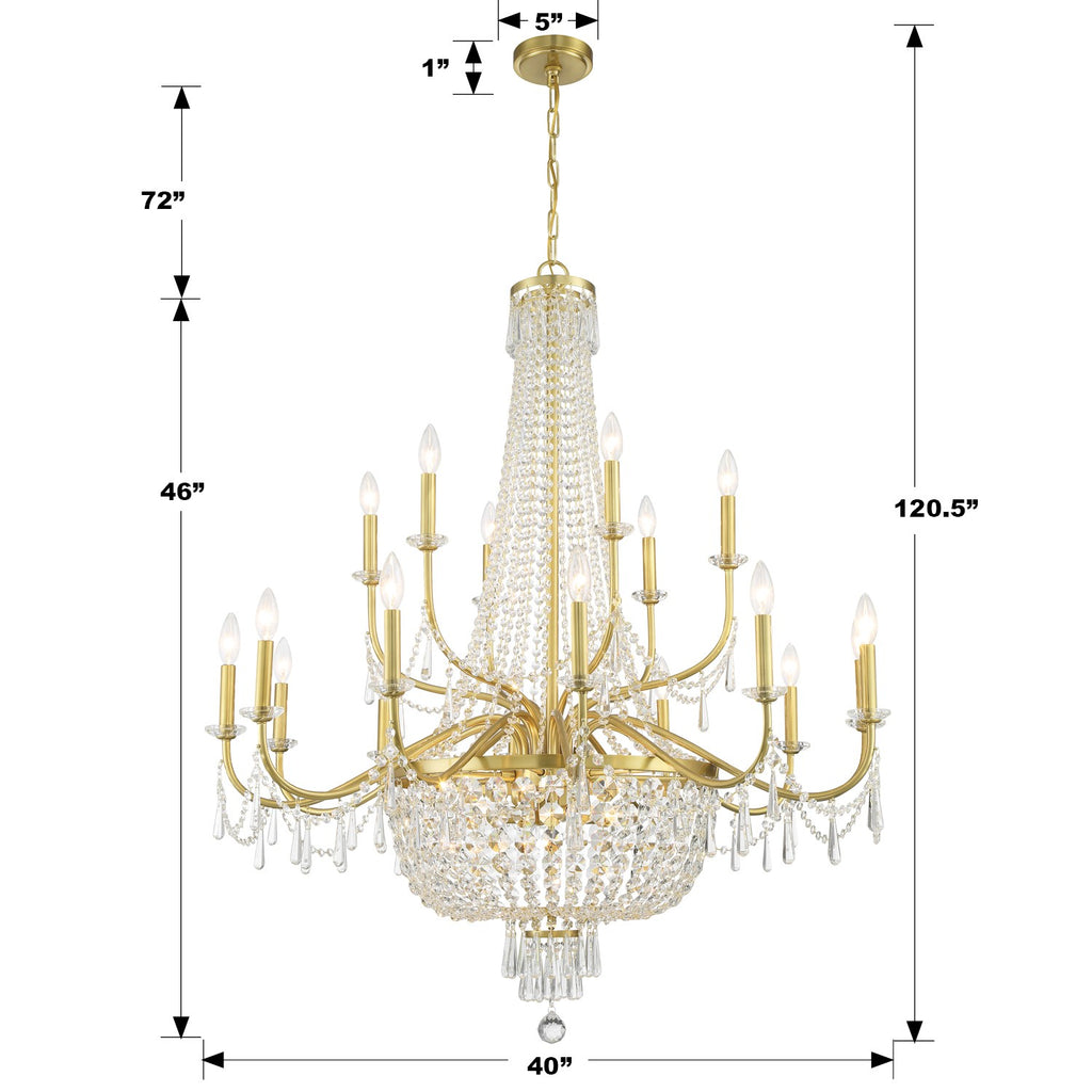 Haywood 9 Light Chandelier