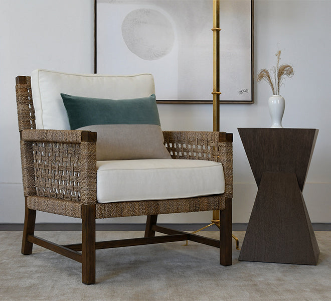 Three Leg Floor Lamp In Gold Leaf