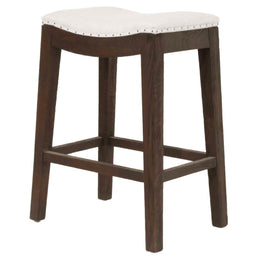 Harper Counter Stool, Bisque French Linen