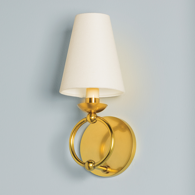 Haverford Wall Sconce - Aged Brass
