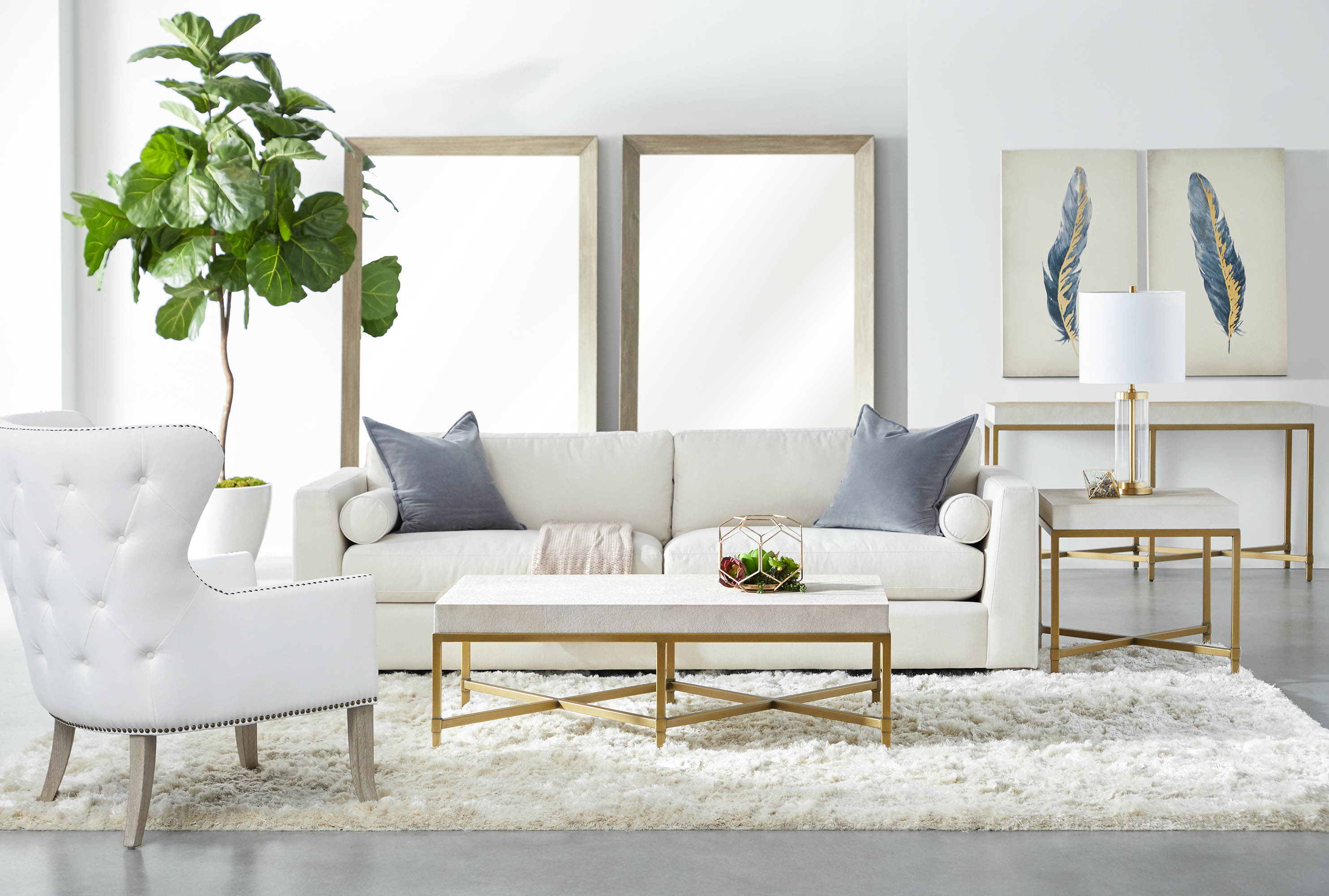 Hayden 95" Taper Arm Sofa