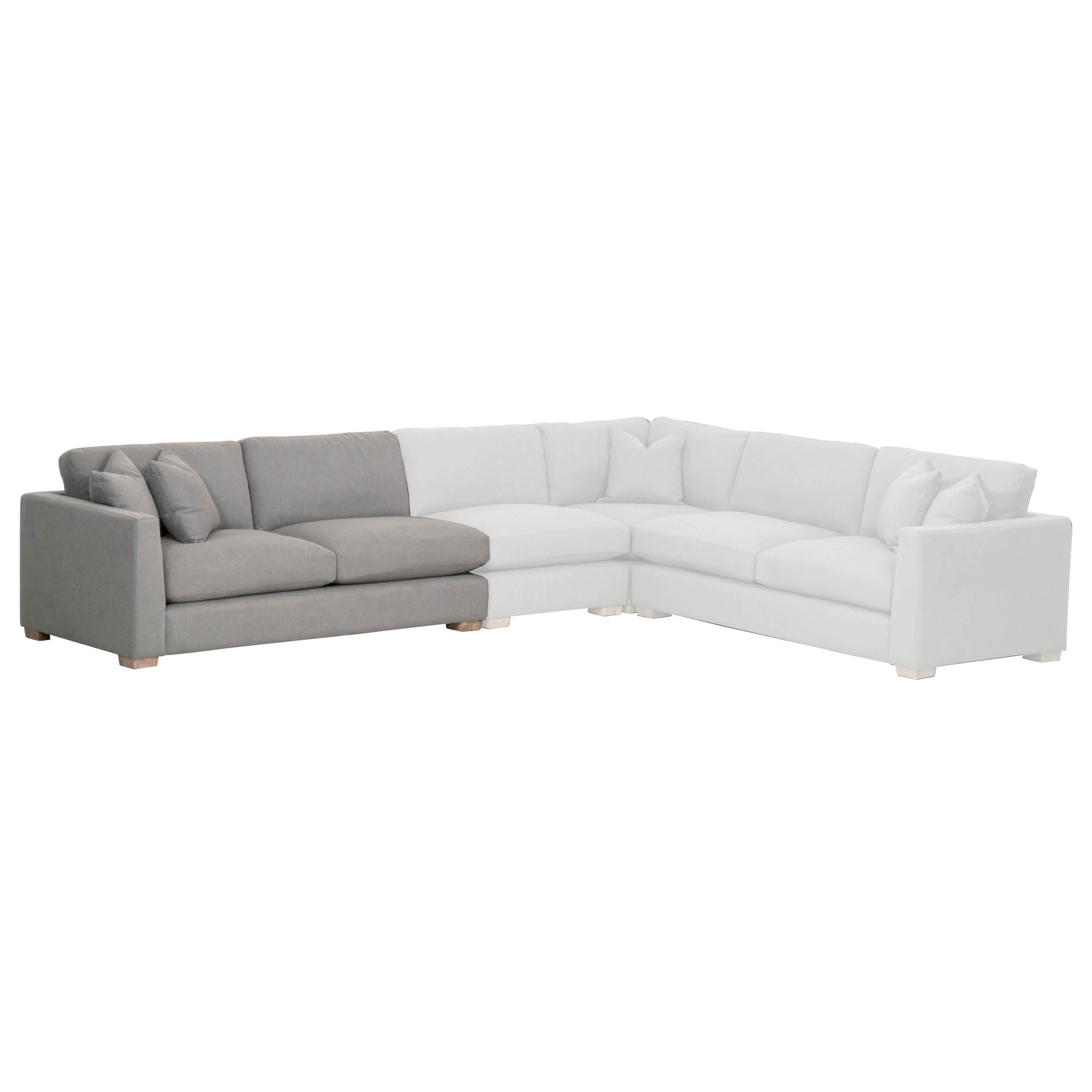 Hayden Modular Taper 2-Seat Left Arm Sofa