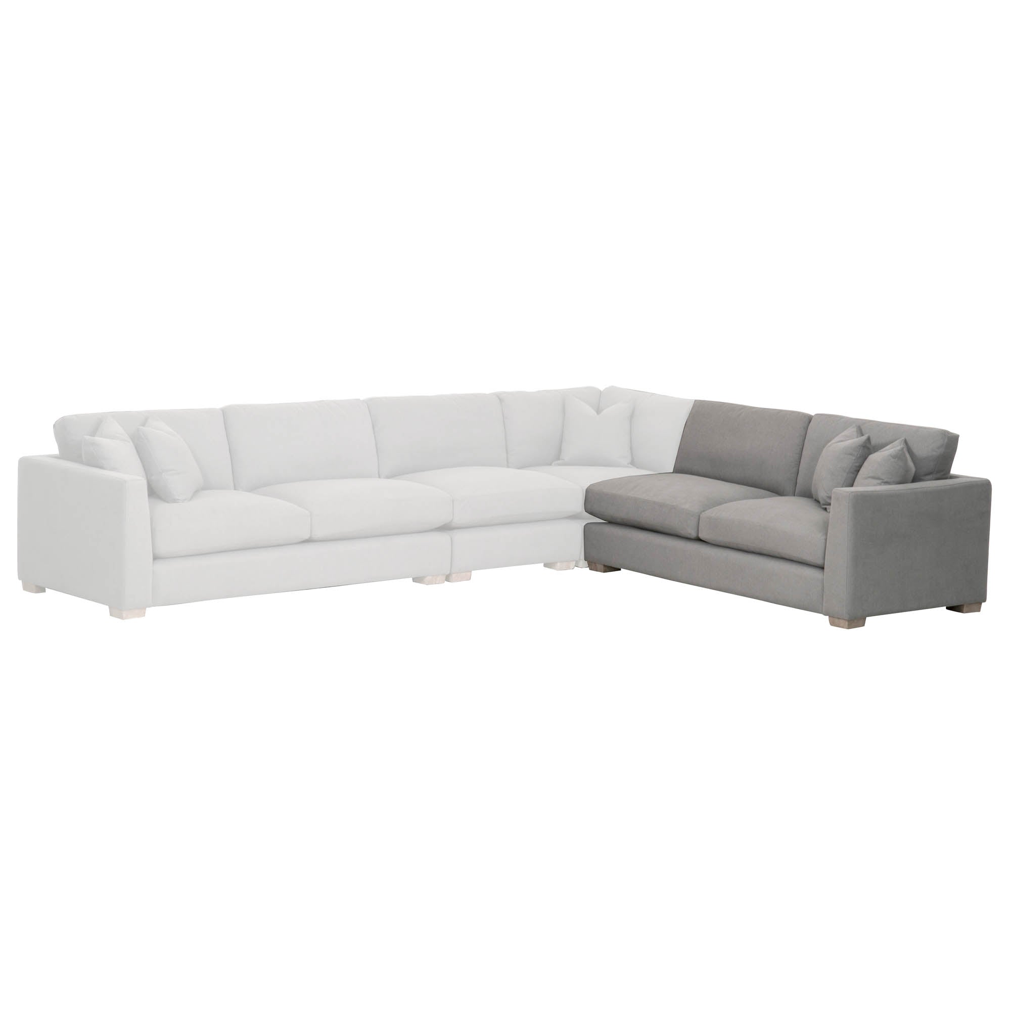 Hayden Modular Taper 2-Seat Right Arm Sofa