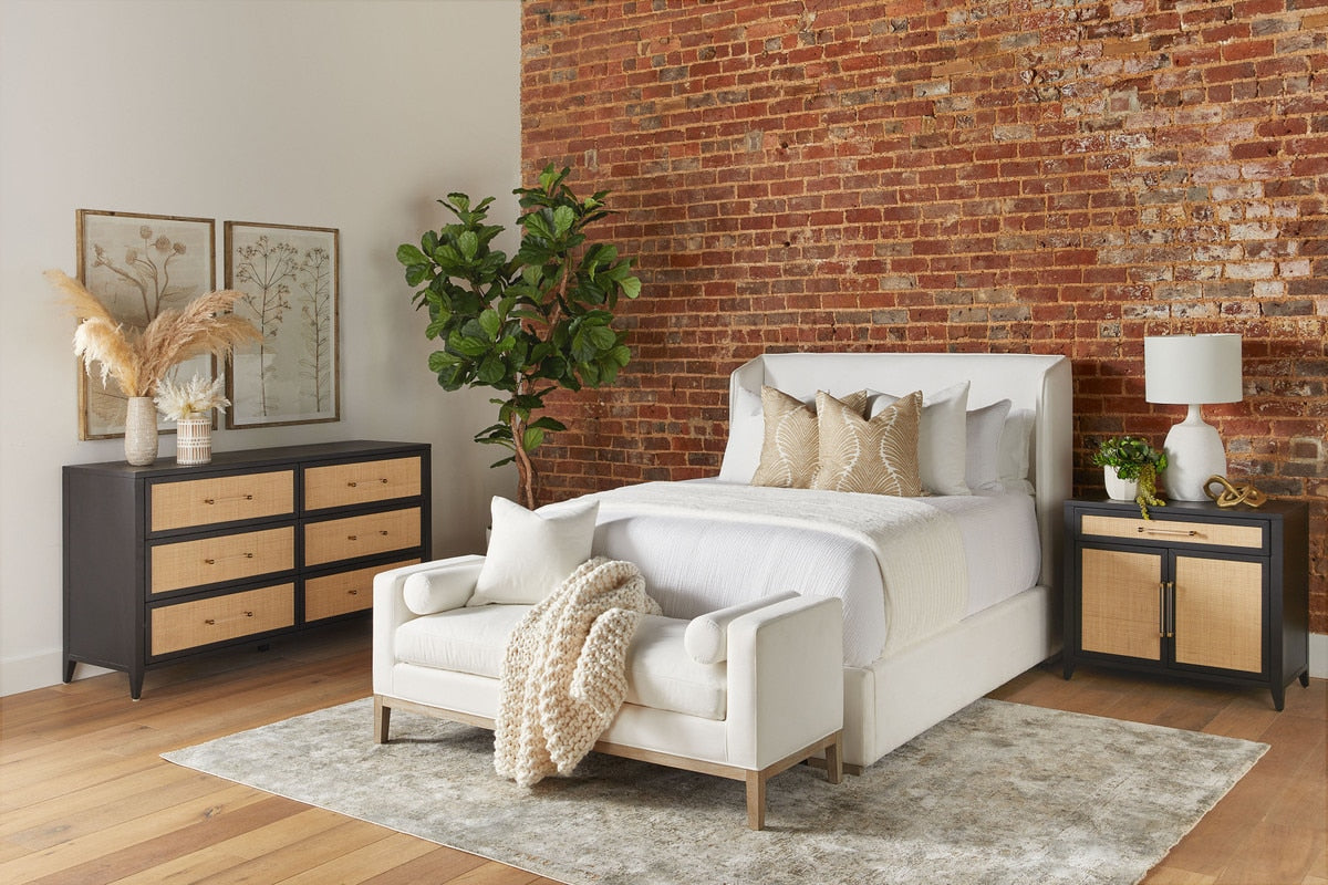Holland 6-Drawer Double Dresser, Black