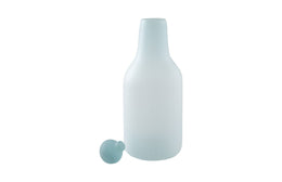 Frosted Glass Bottle, Large, 10x10x26"