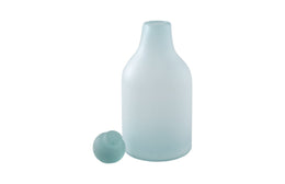 Frosted Glass Bottle, Medium, 10x10x22"